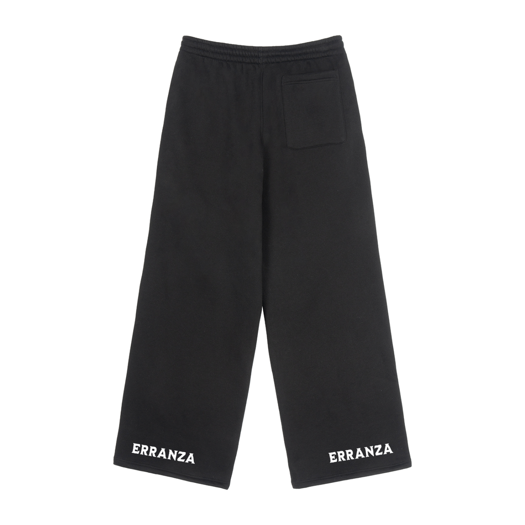 Fleece Drawstring Straight-Leg Sweatpants
