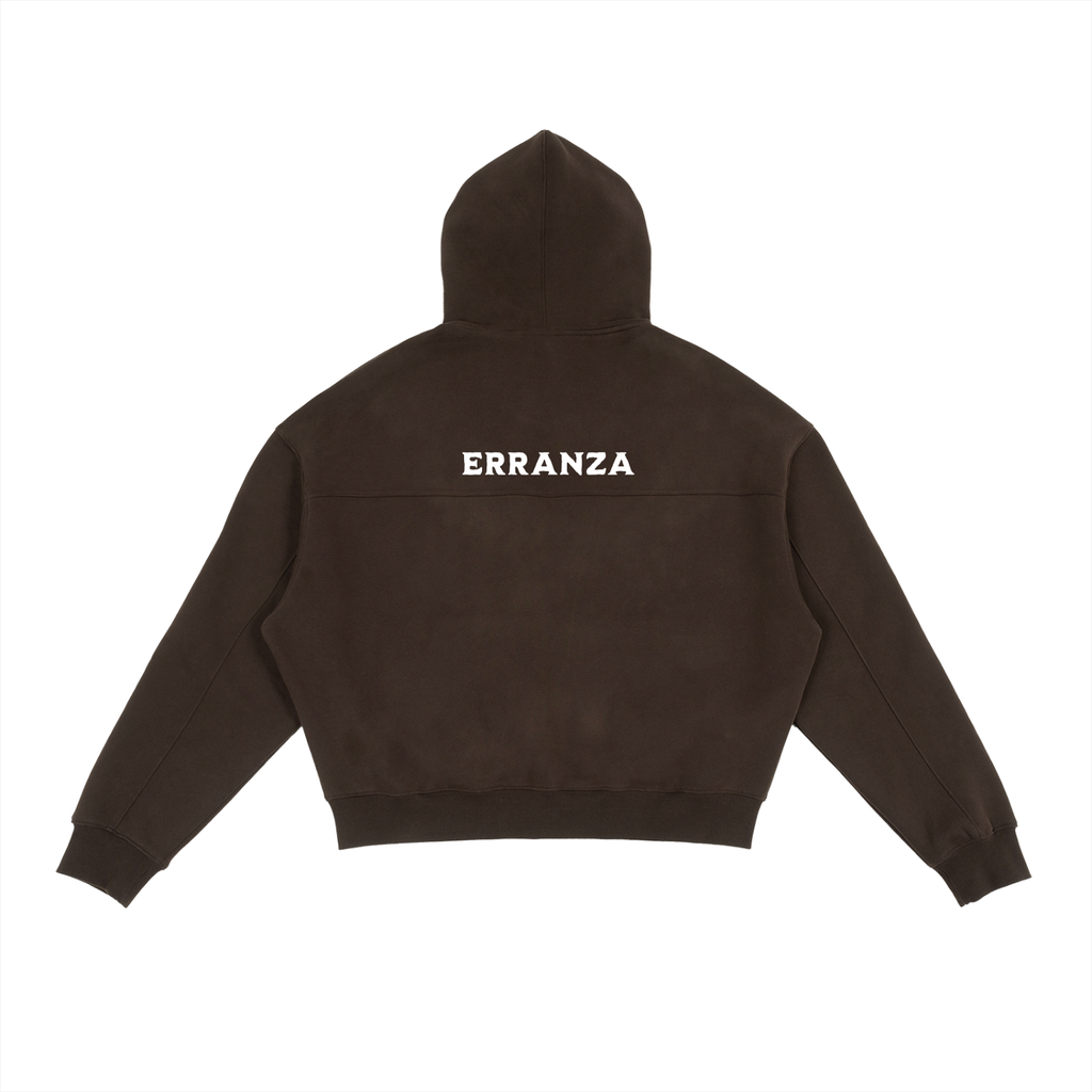 Fleece Zip-Up Boxy Hoodie